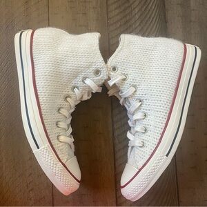 Converse chucks all star high top knit knitted sweater cable